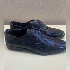 Roberto Cavalli Dark Blue  Leather Loafers